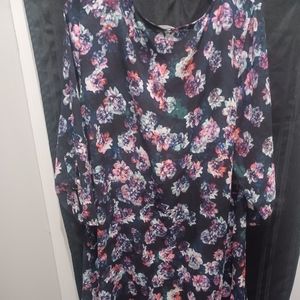 Floral knee length dress